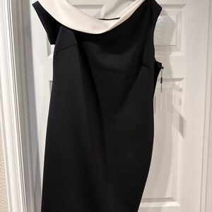 Calvin Klein Black & White Cocktail Dress